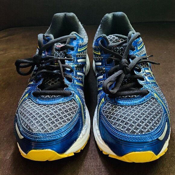 Asics GEL-Kayano 19 Black Blue Yellow Red Mens 7.5 Medium Tag or Womens 9 US - Picture 3 of 9